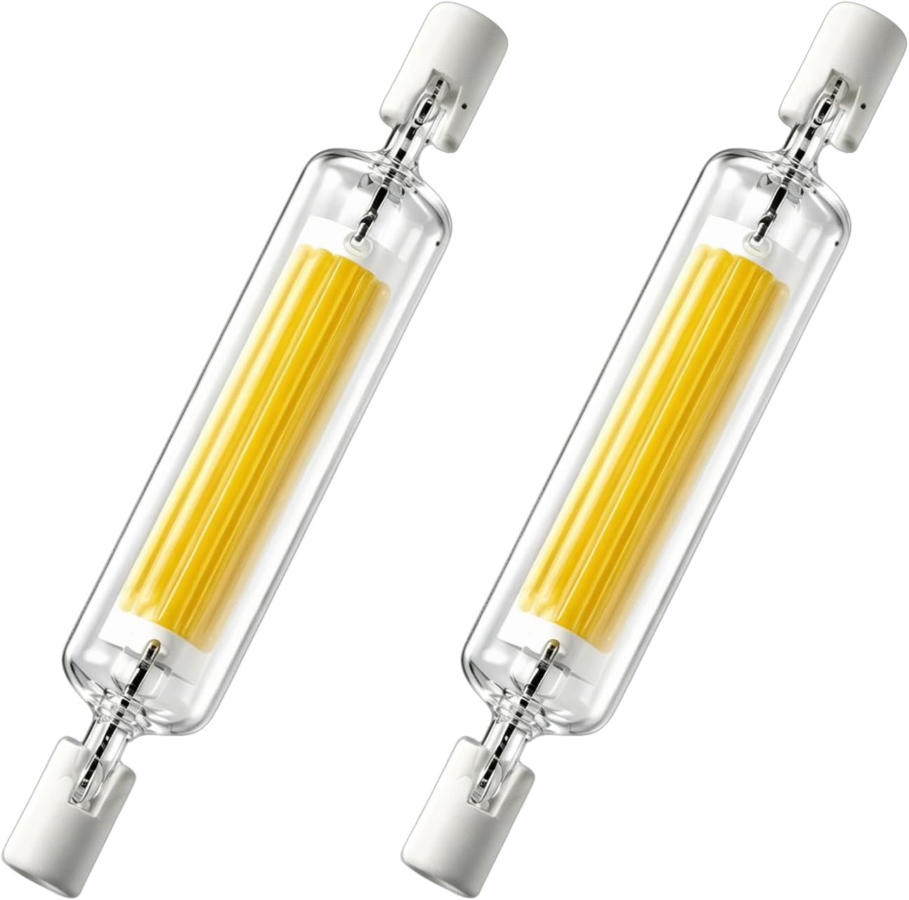 Żarówki LED R7s 78 mm (opakowanie 2 szt.), ciepła biel 3000 K, 1000 lm, ściemnialne, 10 W, 220–240 V AC, kąt wiązki 360°