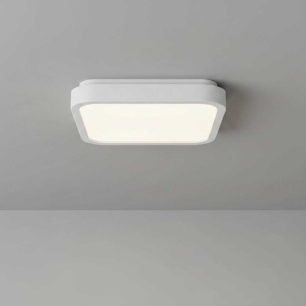 Plafon Samira kwadratowy biały LED 18W 4000K 1430lm wym: 6 x 25 cm IP44 tworzywo sztuczne Rabalux