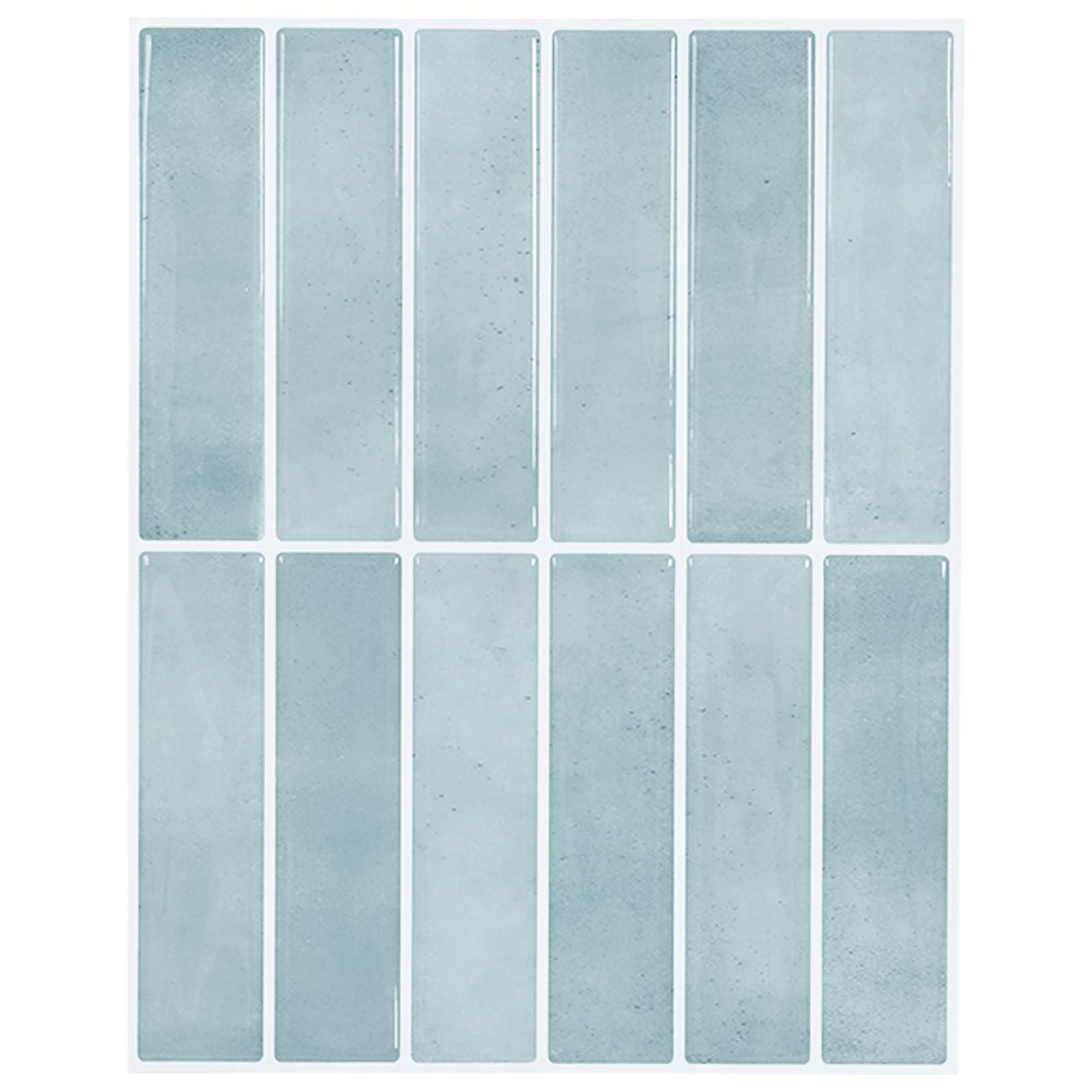 Płytki prostokątne 10 pcs Szary zielony 29 x 23 x 0,08 cm vidaXL