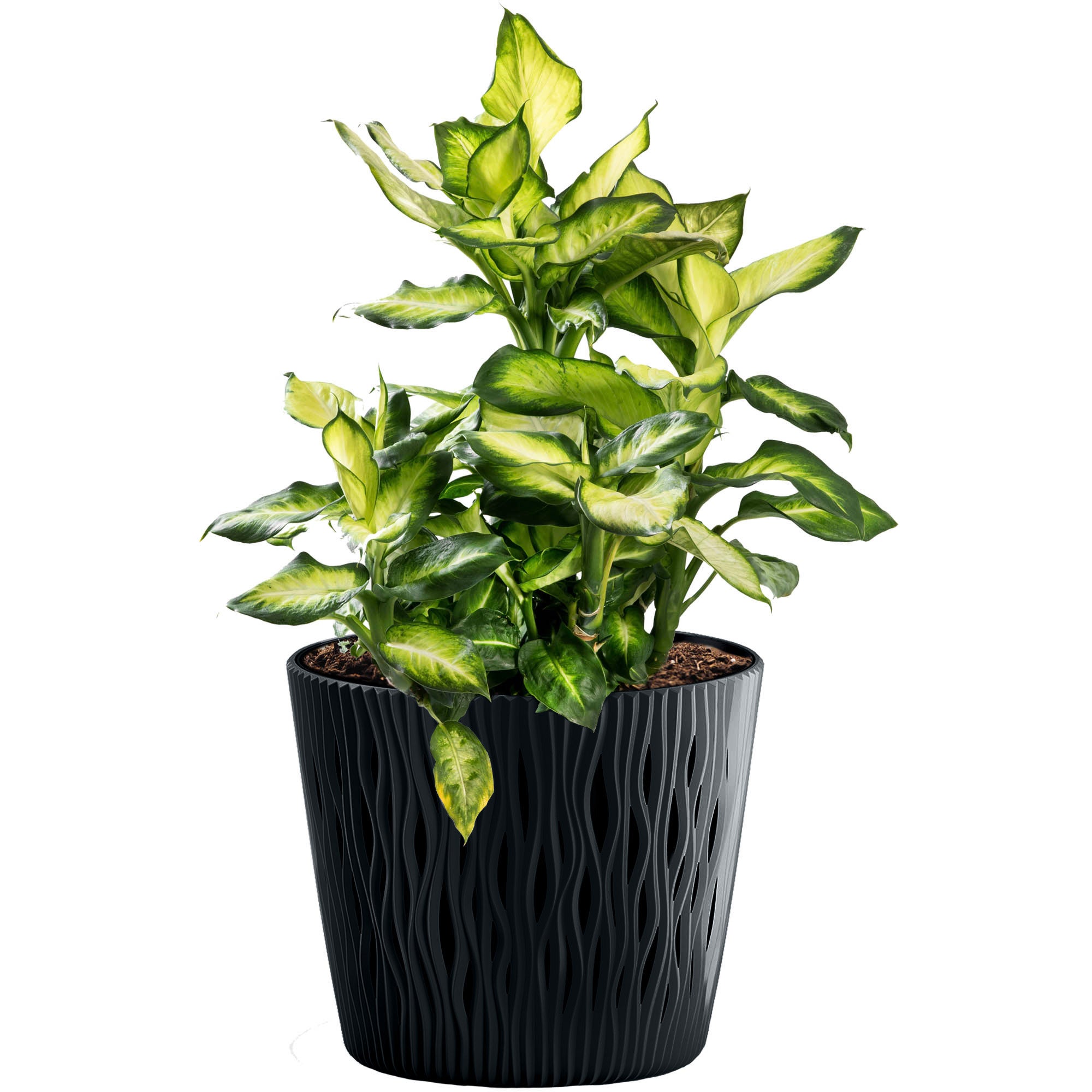 Doniczka Osłonka EDANTI 12.8 cm antracyt 1 szt.