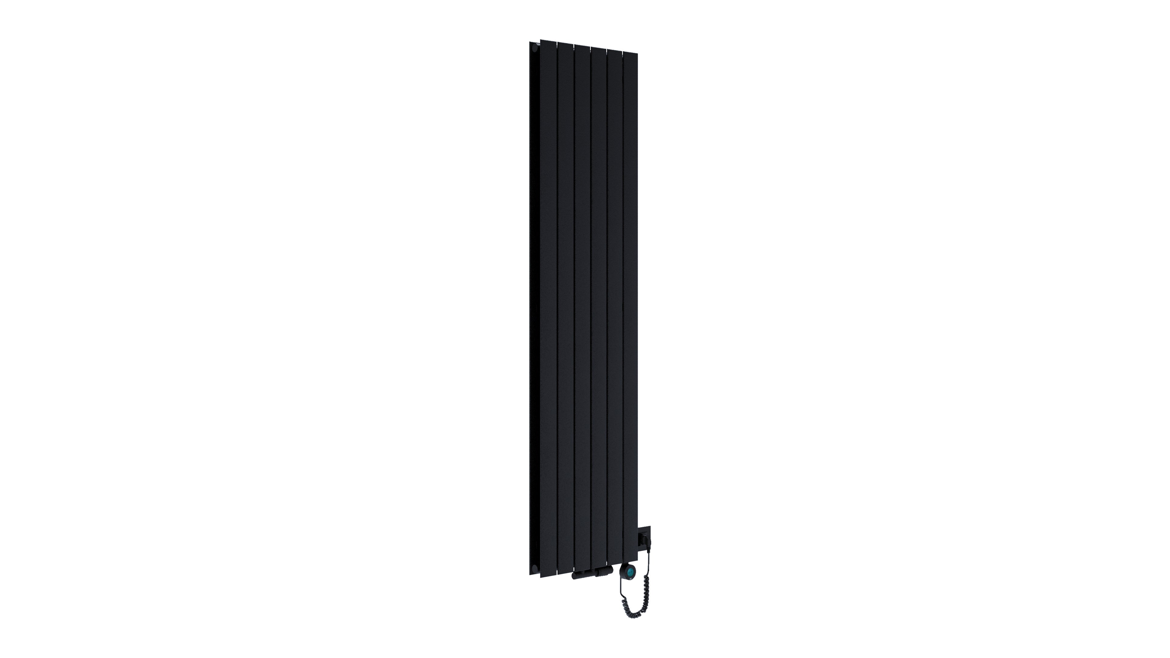 Grzejnik dekoracyjny Solis podwójny 180x44,5 cm Czarny 800W Roz 5cm 10 Bar LUXRAD