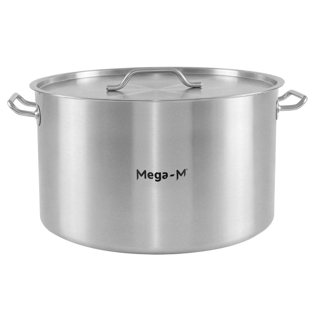 Garnek gastronomiczny Mega-M STANDARD 58L stal nierdzewna z pokrywką śr. 50 cm