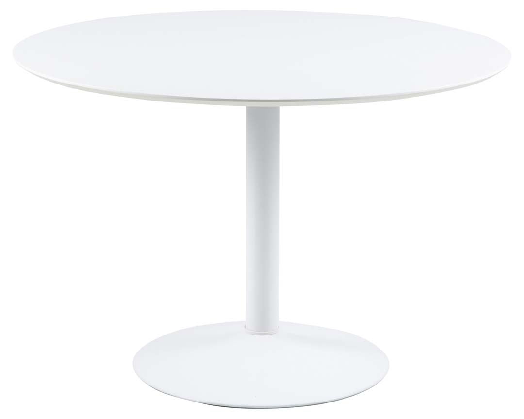 IBIZA stół do jadalni Ø110 cm biały.