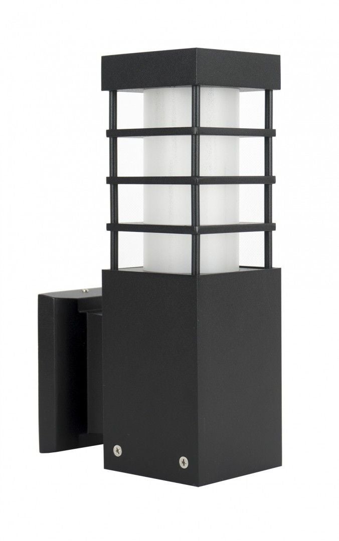 Kinkiet zewnętrzny aluminiowy 1xE27 czarny IP54 SU-MA RADO RADO II K BL