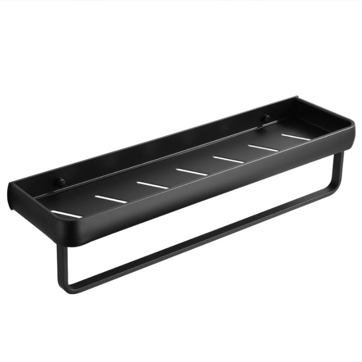 Aluminiowy wieszak na ręczniki, nie wymaga wiercenia, do montażu na ścianie, do przechowywania i wykańczania łazienki, wielofunkcyjny wieszak na ręczn