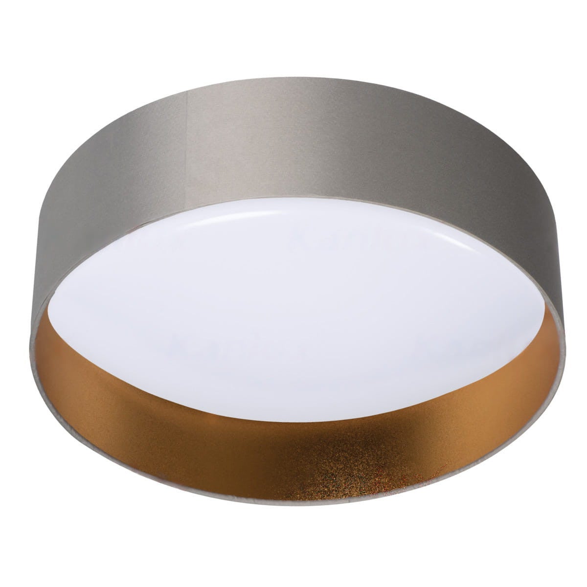Plafon Rifa okrągły szaro-biały LED 17.5W 4000K 1500lm wym: 11,6 x 40 cm IP20 tworzywo sztuczne Kanlux