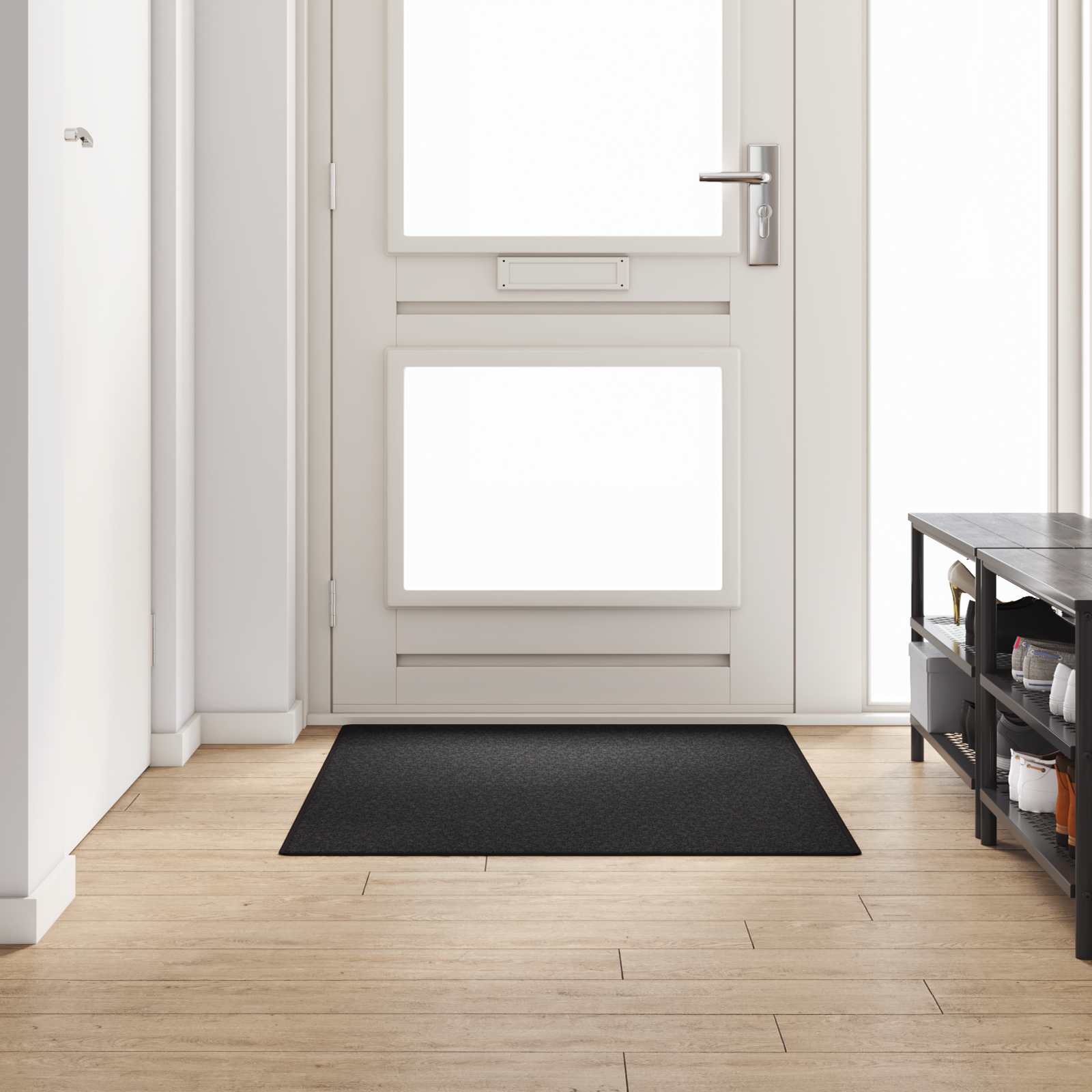 Chodnik dywanowy Antracyt 100 x 150 cm 100% polipropylen vidaXL