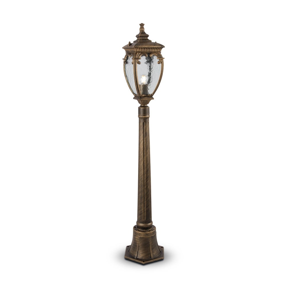Lampa ogrodowa stojąca Fleur brązowa 1xE27x60W IP44 wym: 113 x 15 x 15 cm aluminium Maytoni