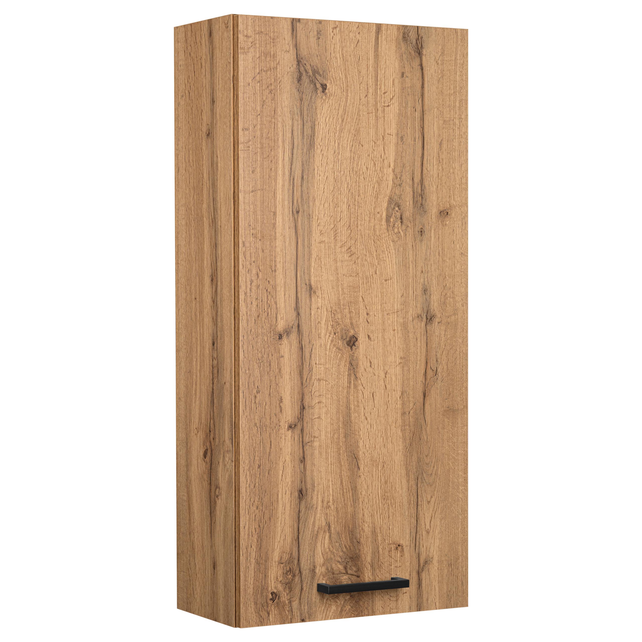 Szafka łazienkowa wisząca dąb wotan ścienna do łazienki 40 x 90 cm