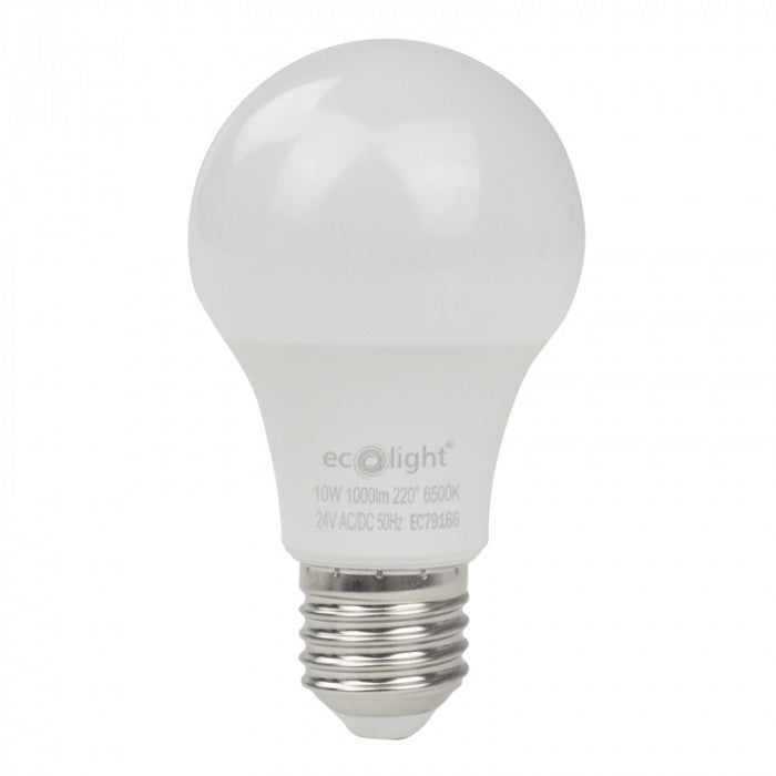Żarówka LED 10W zimna 6500K 900lm Klasa F Ecolight
