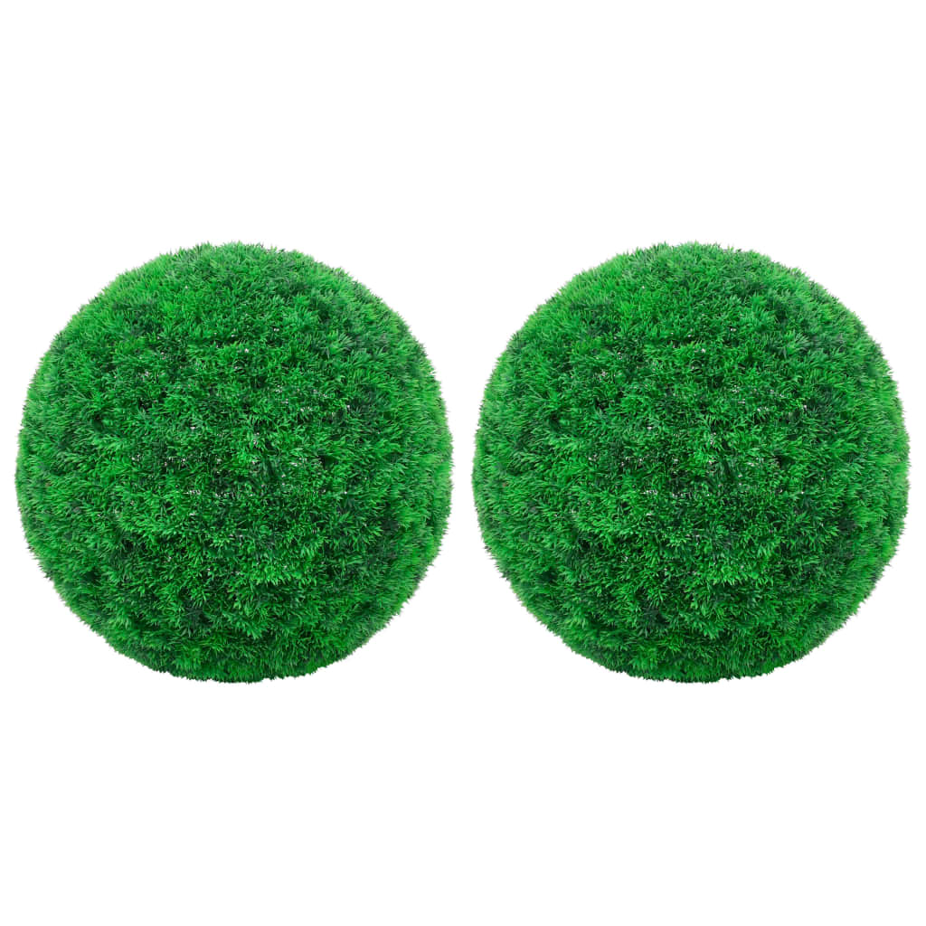 Kule sztucznego bukszpanu, 2 szt., 27 cm vidaXL