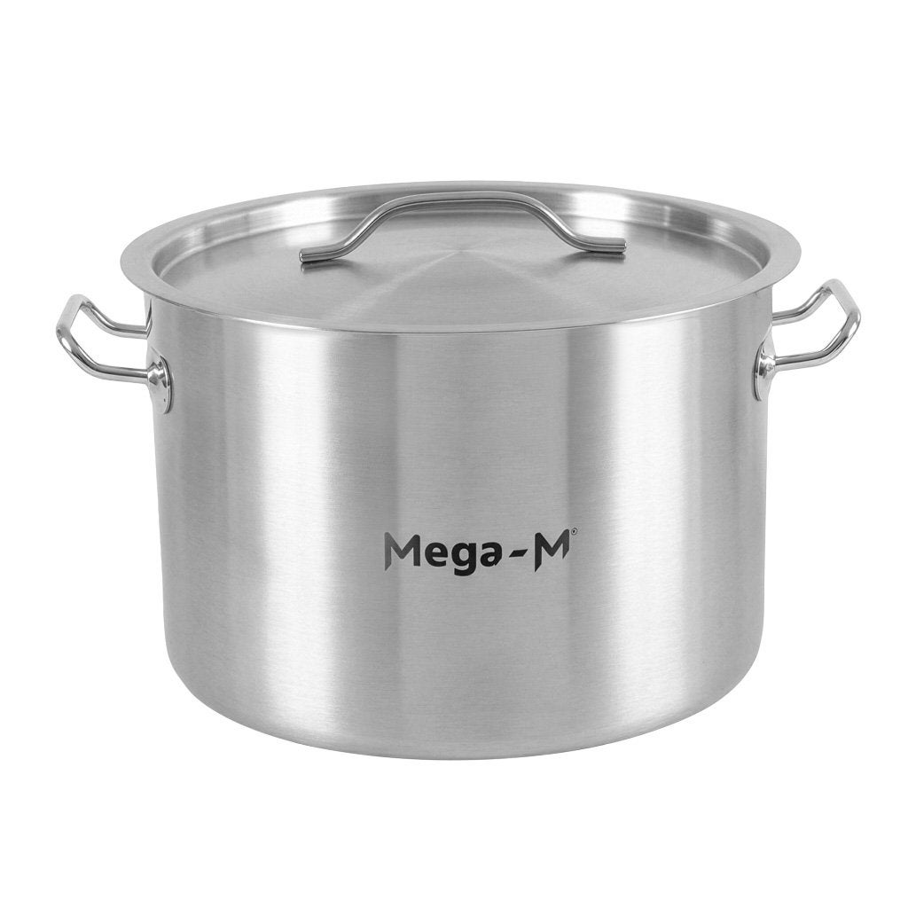 Garnek z pokrywką Mega-M Standard 17L stal nierdzewna śr. 22 cm Indukcja