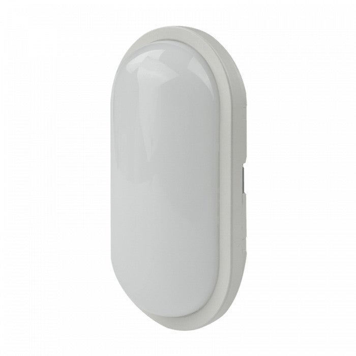 Plafon Torton owalny biały LED 15W 4000K 1350lm wym: 6,5 x 11,2 cm IP65 tworzywo sztuczne Ecolight