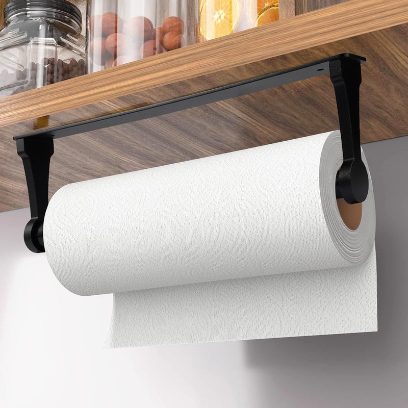 Uchwyt na ręczniki papierowe montowany na ścianie, bez wiercenia, 32 cm, uchwyt na ręczniki papierowe montowany na ścianie, uchwyt na papier kuchenn