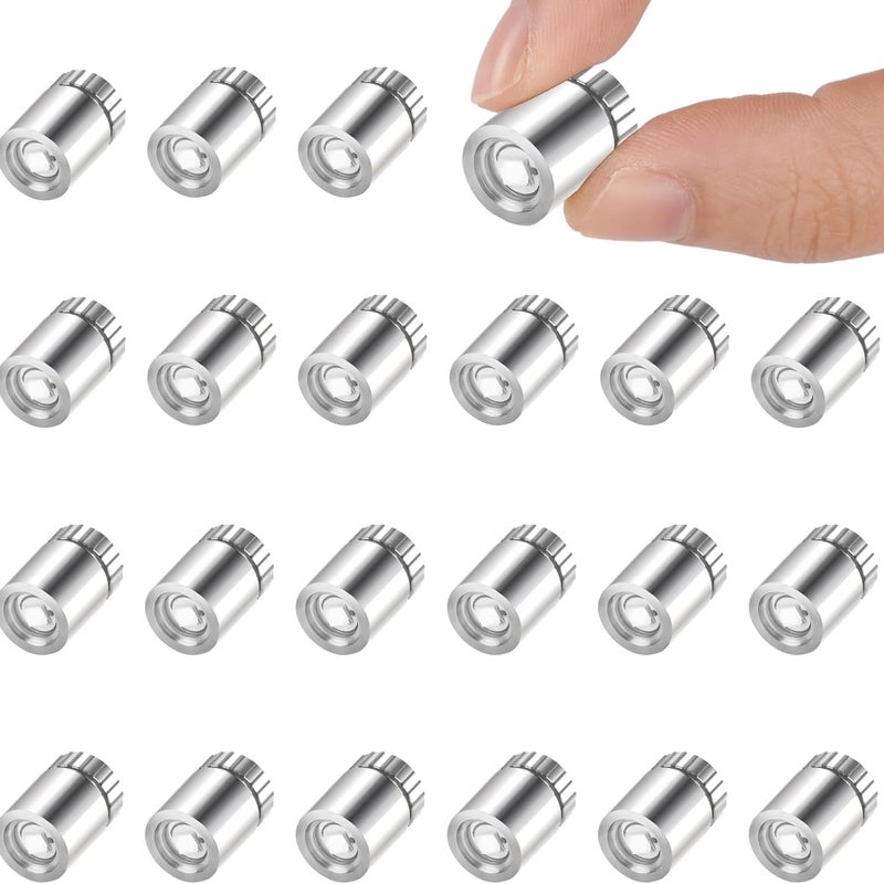 22 szt. mini lampek LED, zasilane bateryjnie mini lampki LED, małe lampki do rękodzieła, papierowe lampiony, dekoracja domku dla lalek, dekoracja na i
