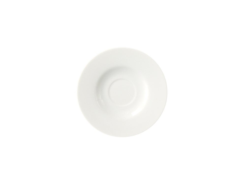 Spodek do filiżanki do kawy Planet z porcelany, cm11,5, biały