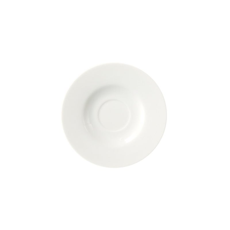 Spodek do filiżanki do kawy Planet z porcelany, cm11,5, biały