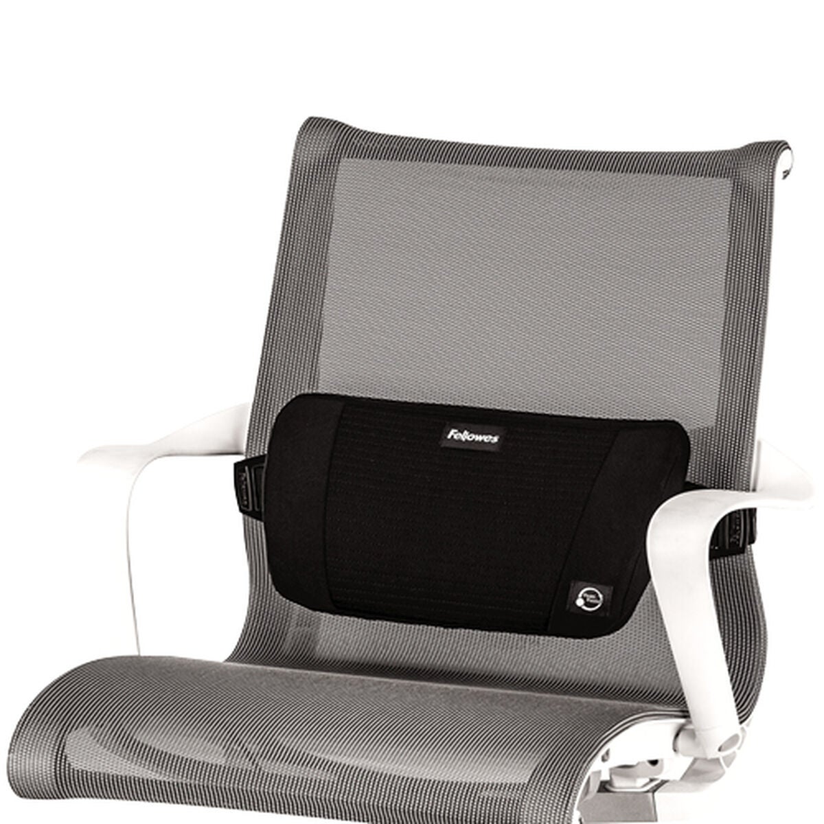 Podpórka Lędźwiowa Fellowes PlushTouch z Technologią FoamFusion i Regulowanymi Paskami