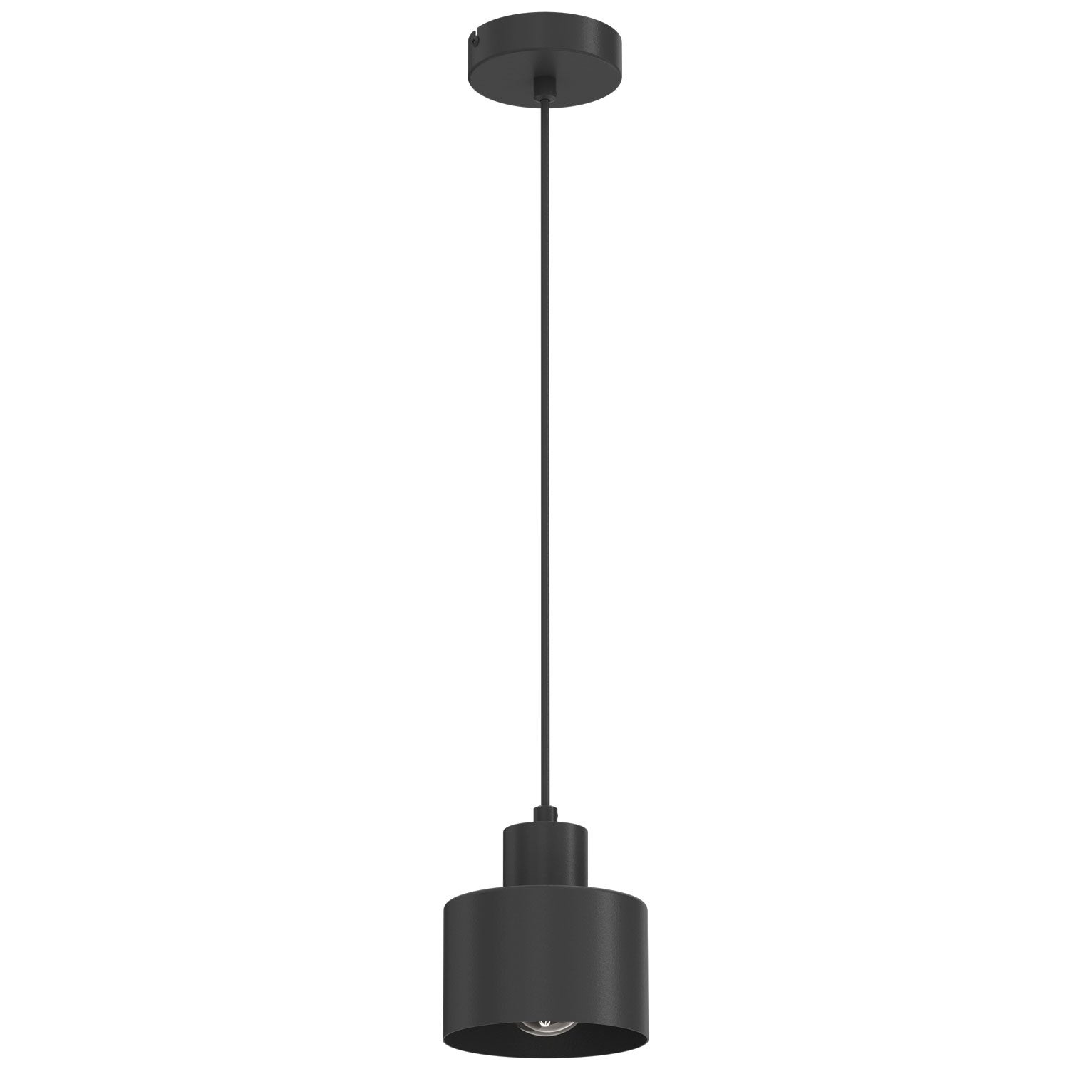 Lampa wisząca Parkla czarny 1xE27x15W metal wym:105x12x12cm IP20 Luminex