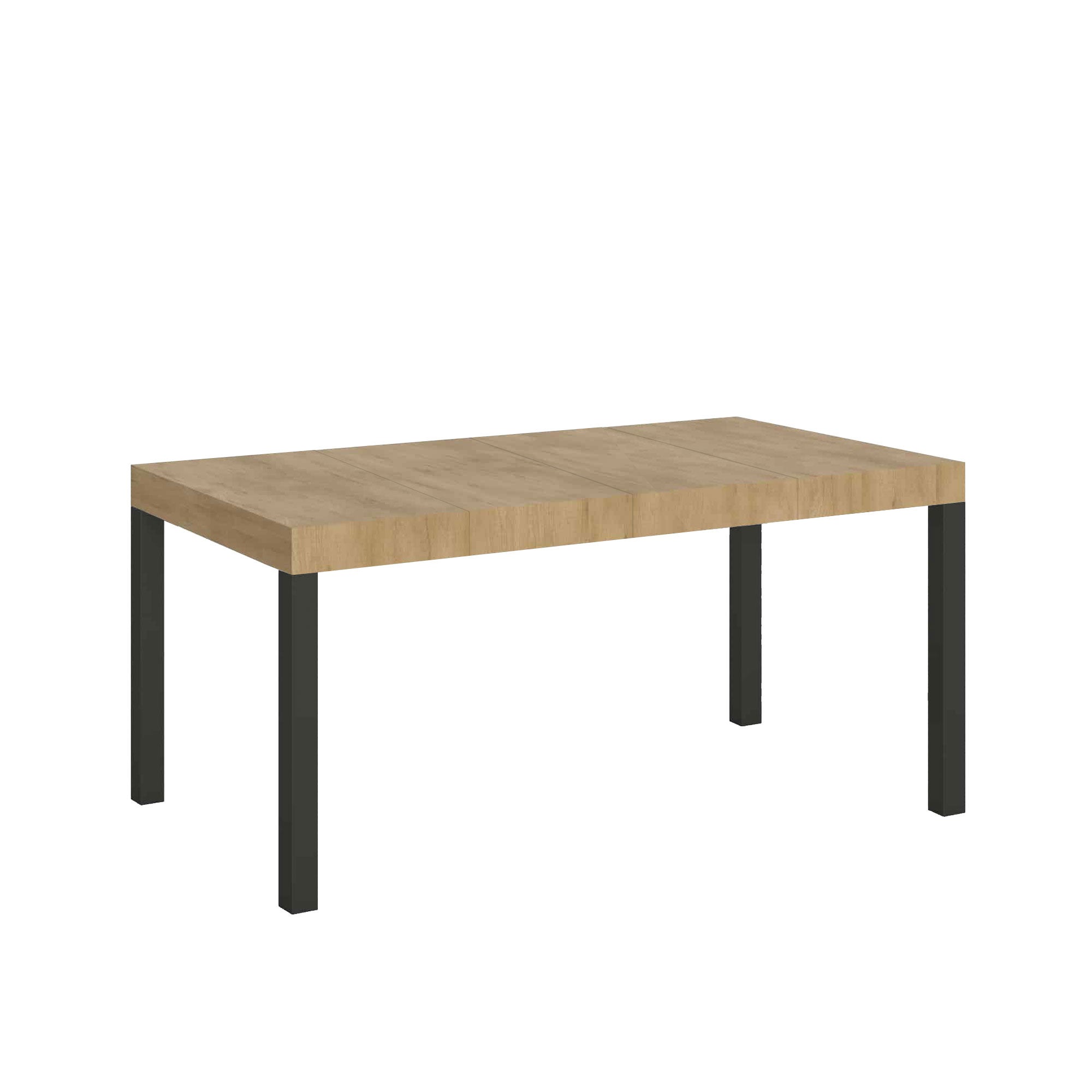 Stół rozkładany 90X140/244 cm Everyday Premium Natural Oak z ramą antracytową