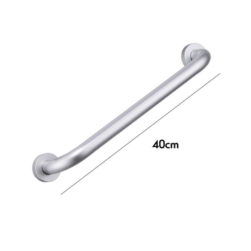 Antypoślizgowa poręcz łazienkowa dla bezpieczeństwa osób starszych - Specjalna konstrukcja z aluminium, poręcz - matowa 40cm
