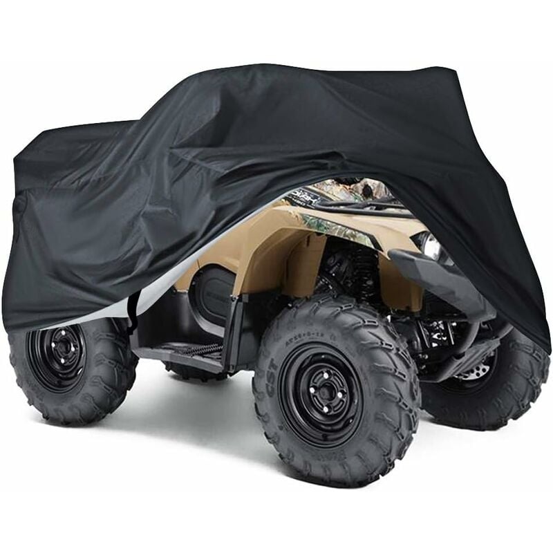 Pokrowiec Ochronny na Motocykl Quad ATV Zewnętrzny Anty-UV XXXL Czarny -Wersal