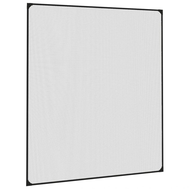 Magnetyczna moskitiera okienna antracytowo-szara 130x150 cm