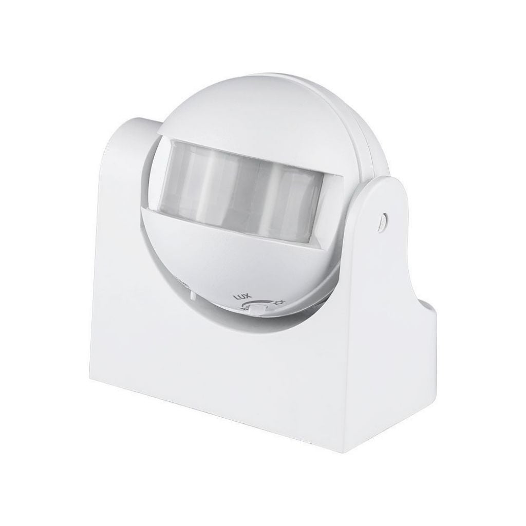 Czujnik ruchu na podczerwień 180°, regulowany uchwyt sufitowy, kolor biały (maks. 300 W), IP44
