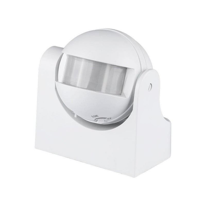 Czujnik ruchu na podczerwień 180°, regulowany uchwyt sufitowy, kolor biały (maks. 300 W), IP44