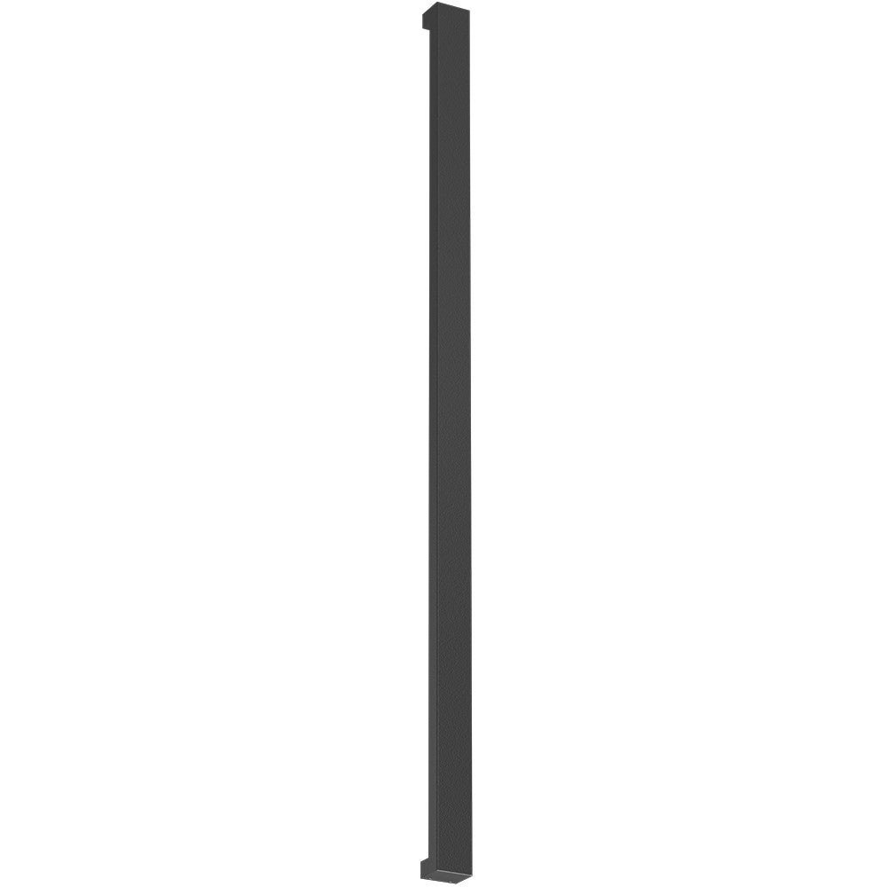 Kinkiet ścienny czarny podłużny 120 cm neutralna barwa HOSO LED 24W Shilo