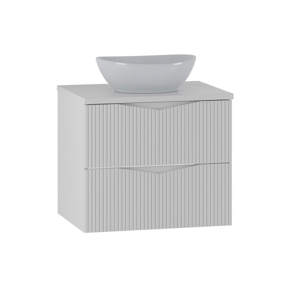 Szafka pod umywalkę pojedynczą 60 cm Tao Biała