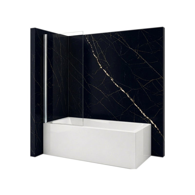SILLA Parawan nawannowy ASTON 1-skrzydłowy 80x150 cm Fix Chrom
