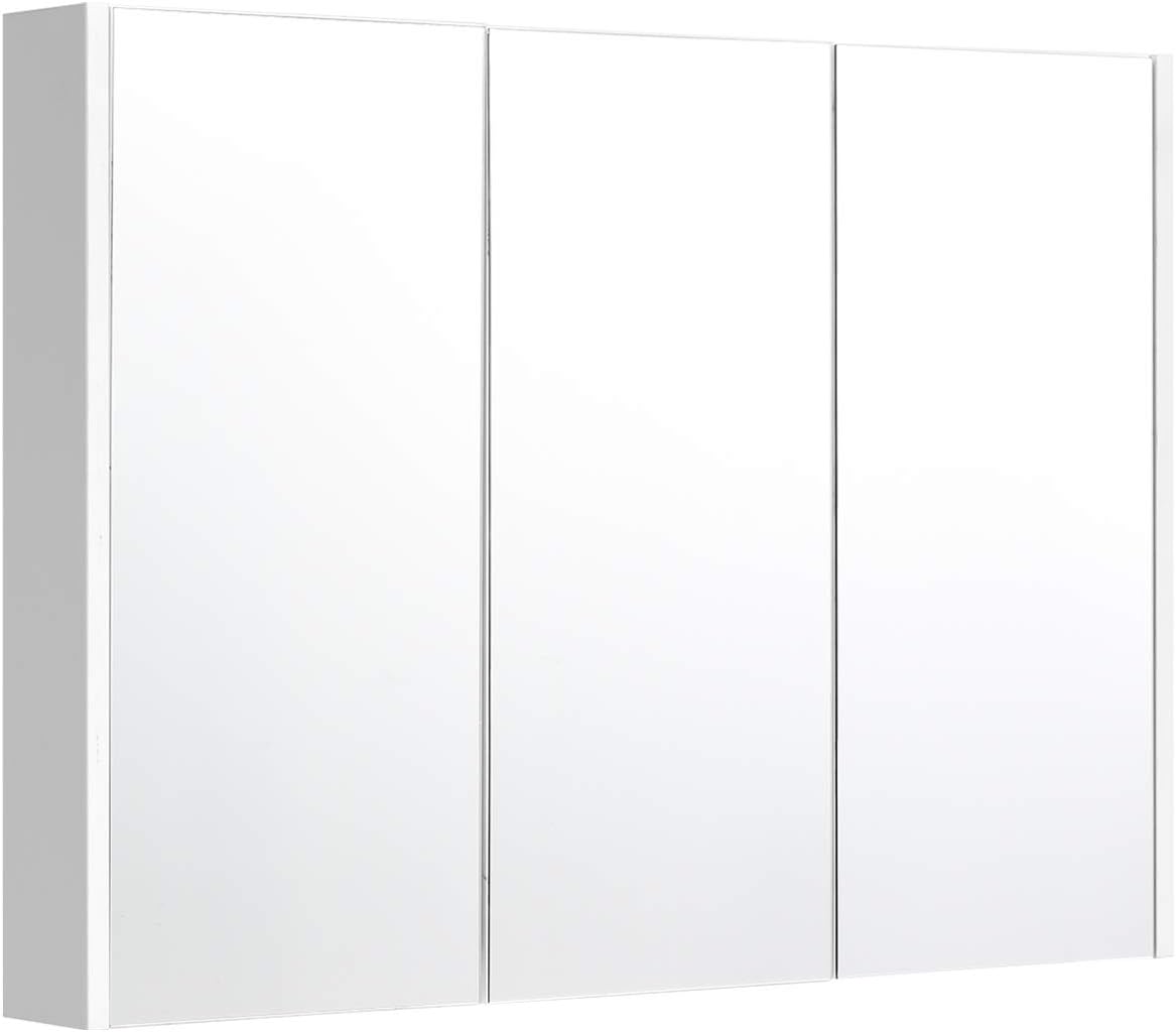 Szafka łazienkowa z lustrem 90 x 11 x 65 cm (dł. x szer. x wys.) Szafka łazienkowa