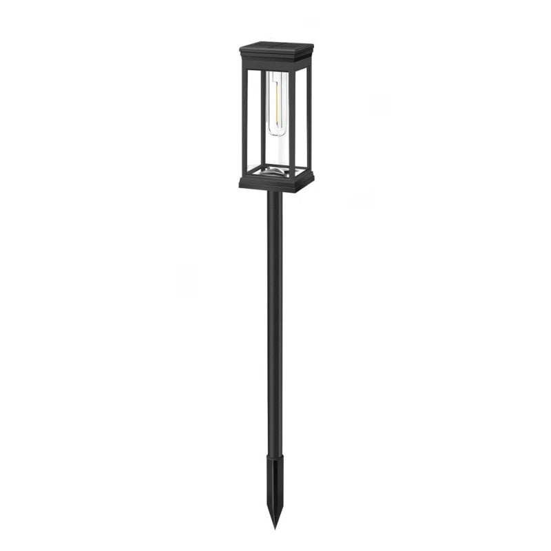 Solarna lampa LED z żarnikiem do ogrodu, dekoracyjne oświetlenie zewnętrzne z palikiem, automatyczne światło, energooszczędna, bateria 800 mAh