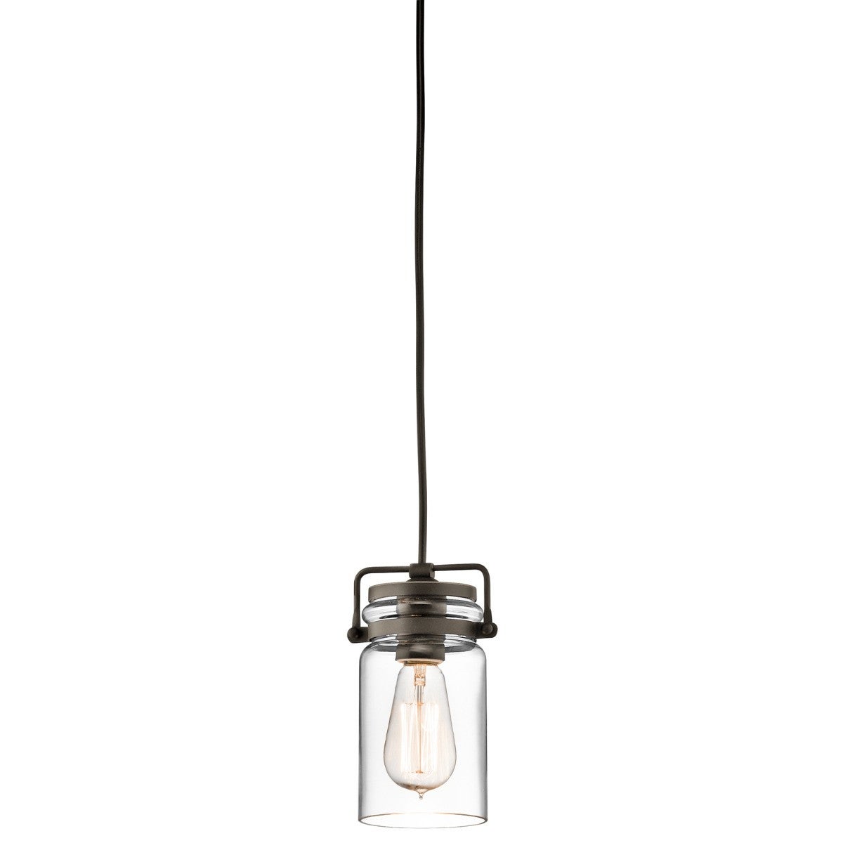 Lampa wisząca kuchenna stary brąz Brinley 1xE27 60W Kichler