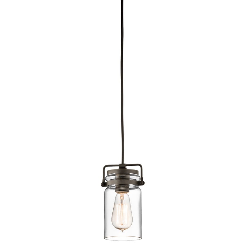 Lampa wisząca kuchenna stary brąz Brinley 1xE27 60W Kichler