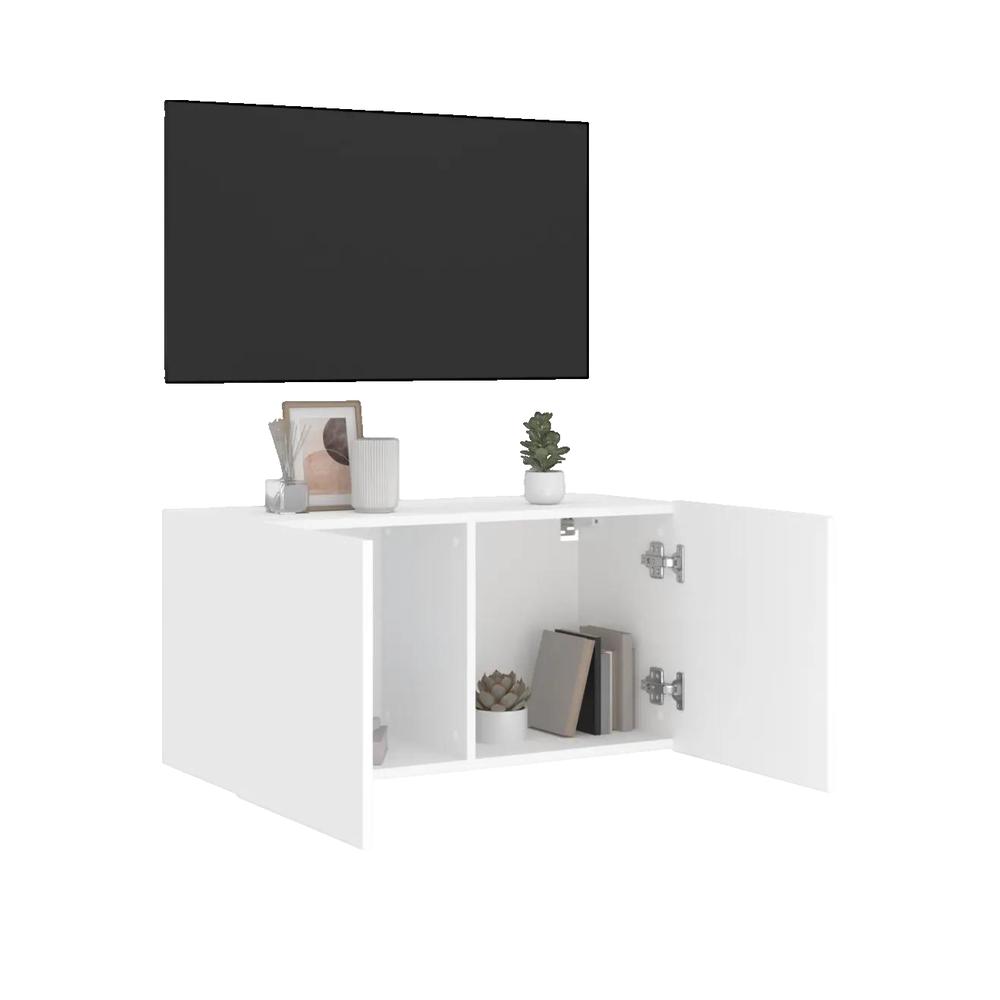 Meblościanka VidaXL wisząca biała 80x30x41 cm wytrzymała i praktyczna