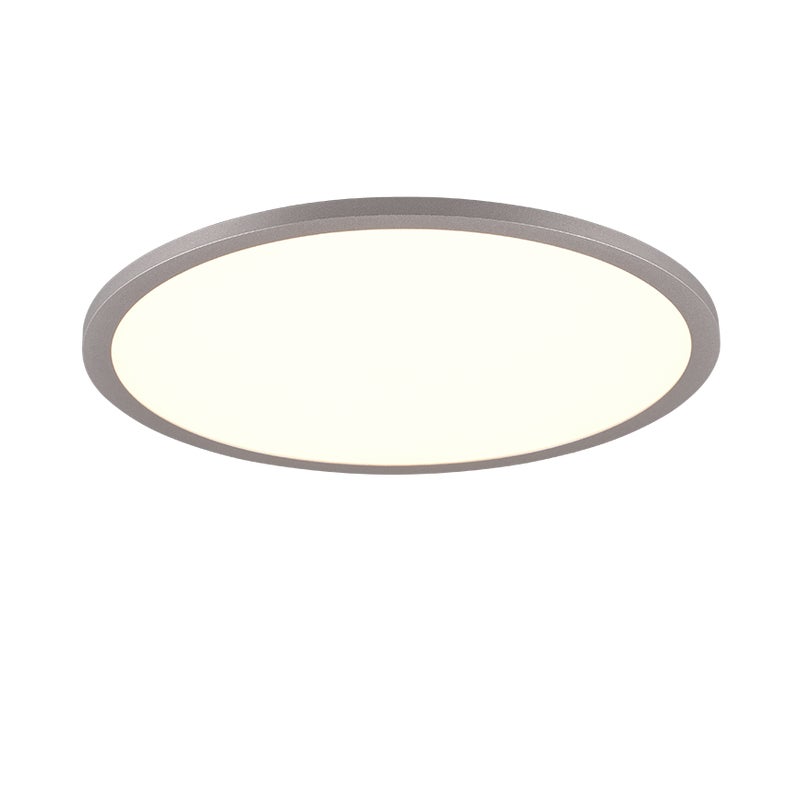 Plafon z pilotem 40 cm LED 20W srebrny okrągły YUMA Trio