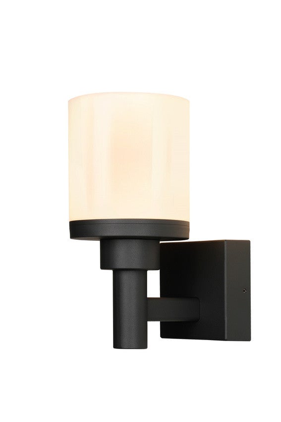 Kinkiet zewnętrzny Saponia LED 12W Ciepła biel 1100lm czarny wym:25x17,8x12cm IP44 Candellux