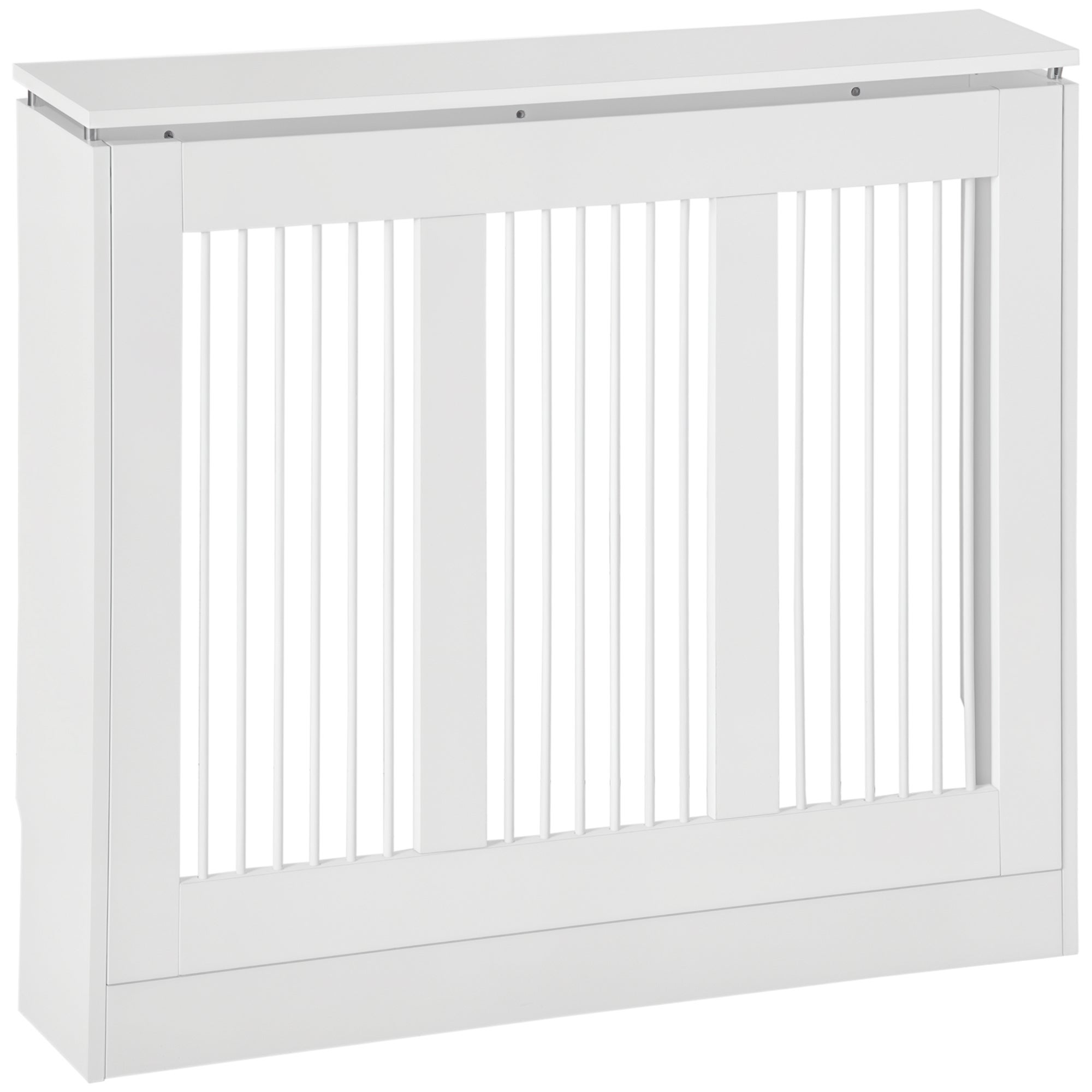 NOWOCZESNA I ELEGANCKA Thermosifone do ten Dom, w MDF i stal, 90 x 18 x 84 cm, biały