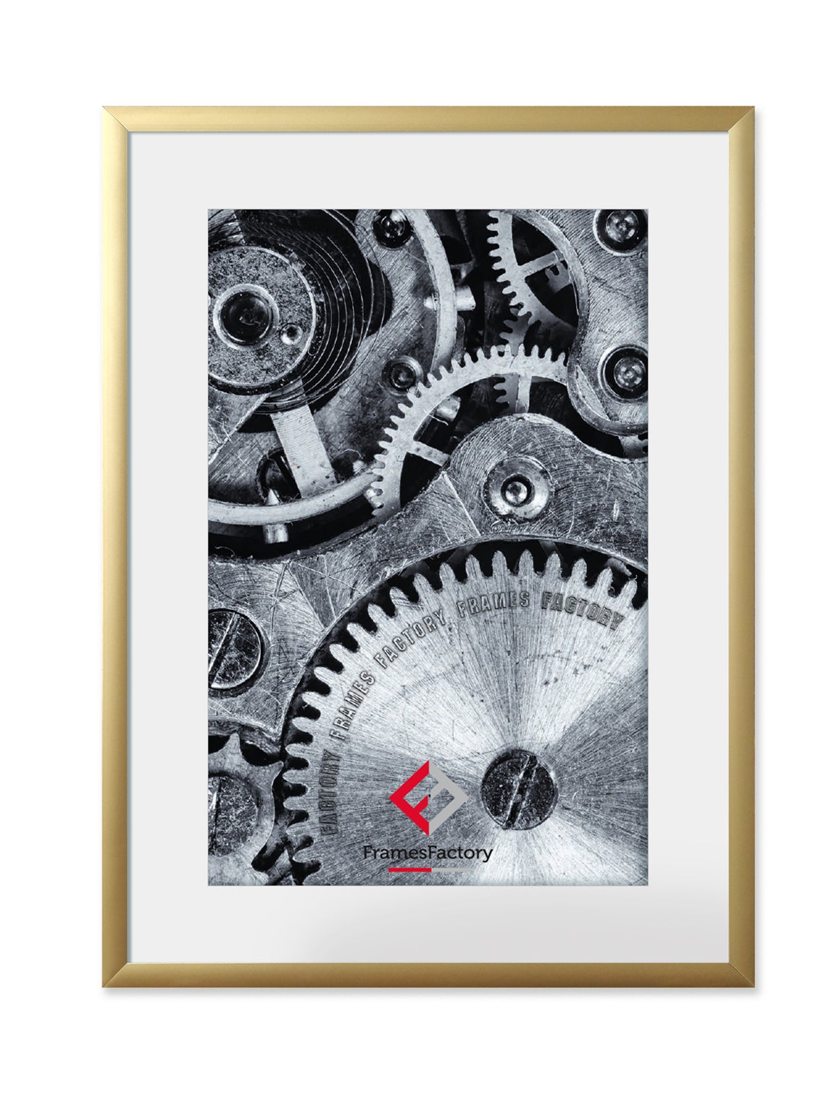 Ramka aluminiowa na zdjęcie 30x40 złoty 1szt.