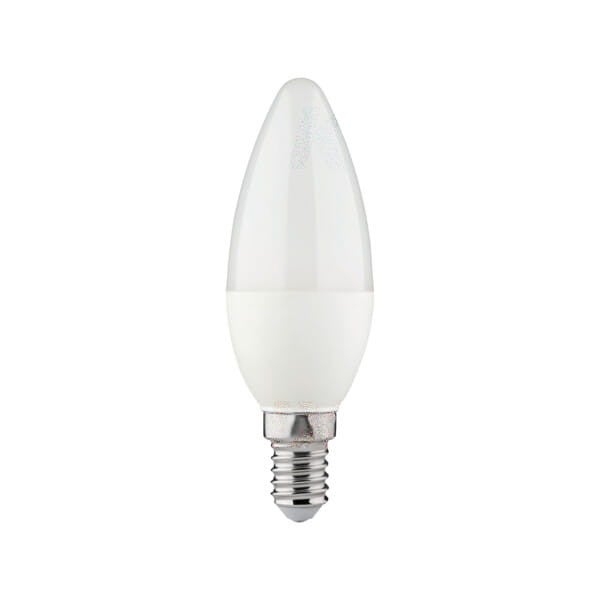 Żarówka LED SMD E14 4.9W świeczka mleczna Neutralna biel 4000K 470lm Miledo