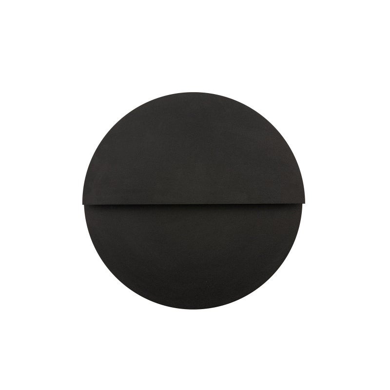 Kinkiet ścienny dekoracyjny okrągły nowoczesny czarny 26 cm LUNA LED 7W Sigma Lighting