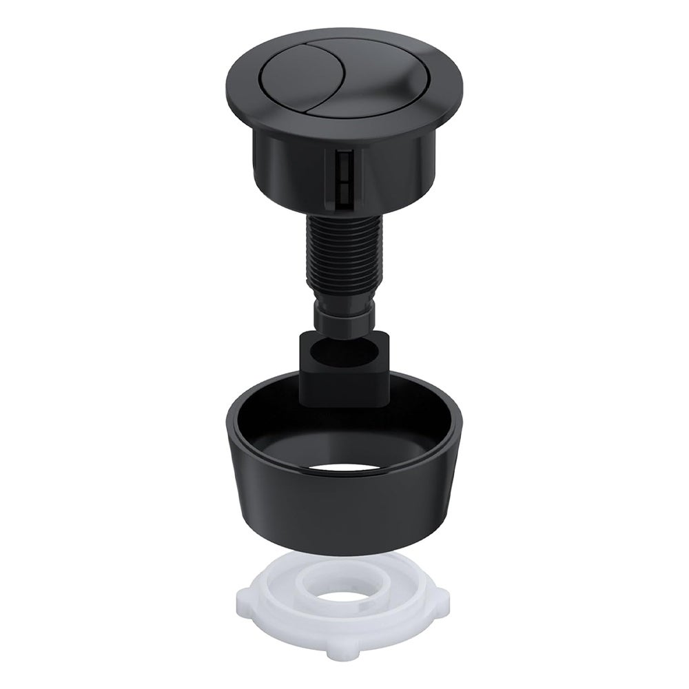 Uniwersalny przycisk do spłuczek toaletowych z podwójnym spłukiwaniem, kompatybilny z otworami w pokrywie o średnicy 20 mm, 40 mm, 50 mm i 60 mm