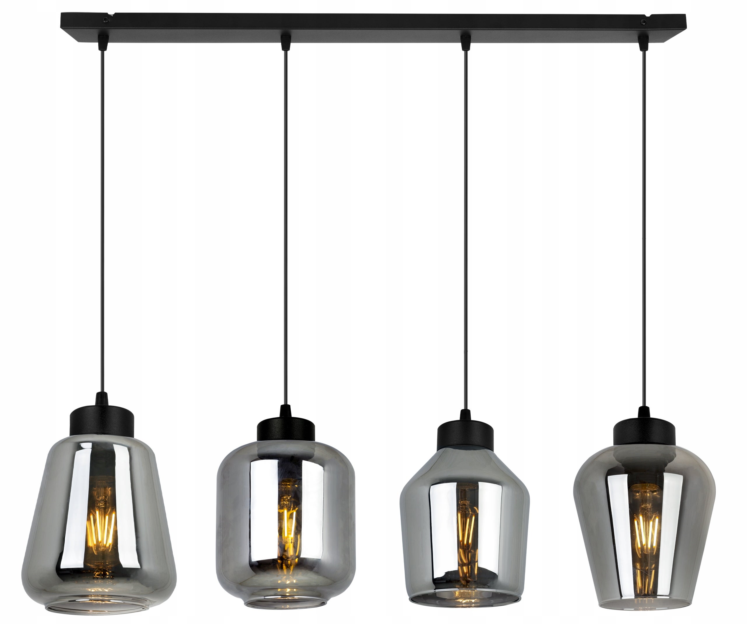 Lampa sufitowa wisząca Light Home LH Rijeka Premium 4x E27 60W szary 1szt