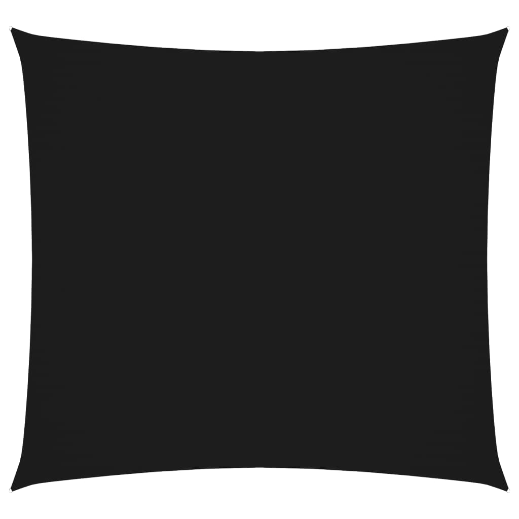 Żagiel przeciwsłoneczny kwadratowy z tkaniny Oxford, 2,5 x 2,5 m, czarny