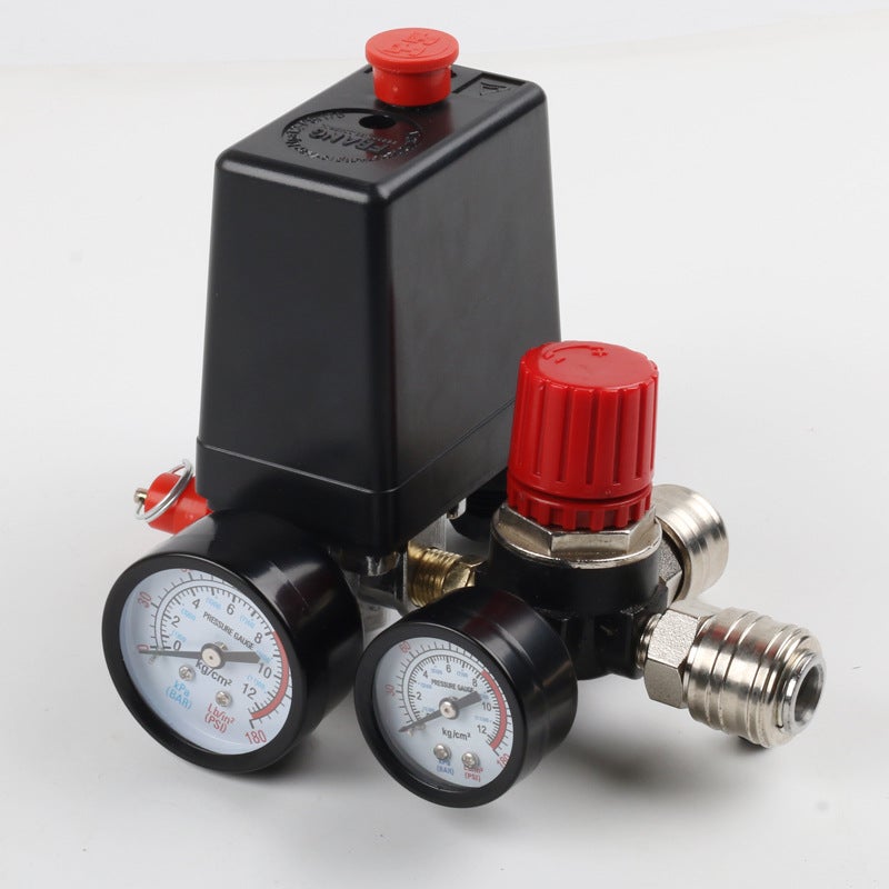 Regulator ciśnienia 90-120PSI z zestawem przyłączy manometru