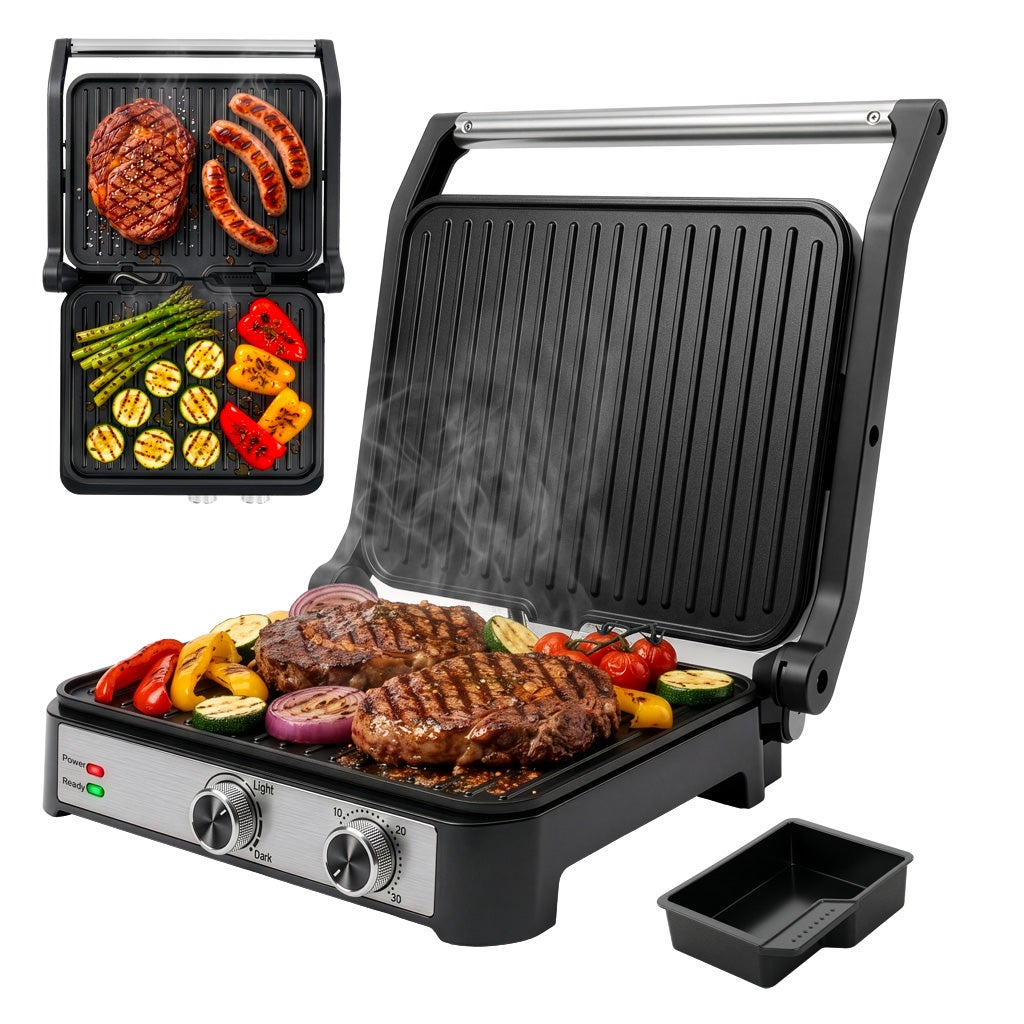 Grill elektryczny kontaktowy BERGMANN AI001 2000 W