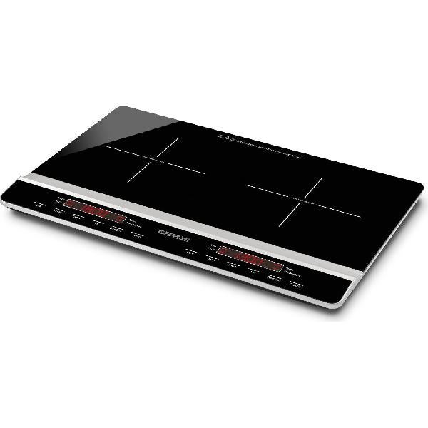 Płyta indukcyjna G3 Ferrari Dinamiko Duo podwójna strefa moc 3100W elegancka szklana powierzchnia