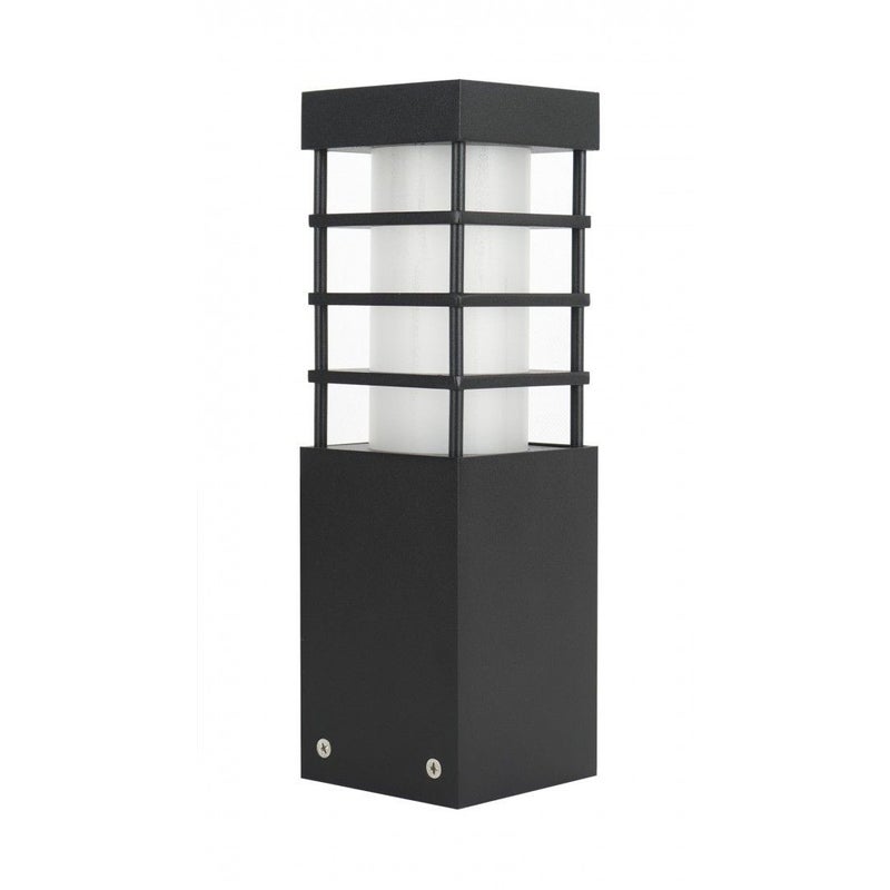 Słupek ogrodowy 25 cm 1xE27 czarny IP54 SU-MA RADO RADO II 3 BL